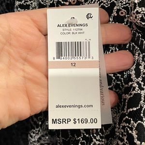 Black R&M Richards evening dress formal ware.  The blue pics are online pics